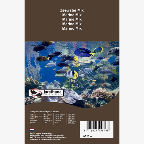 Futter für Meerwasserfische tiefgekühlt in blisterverpackung