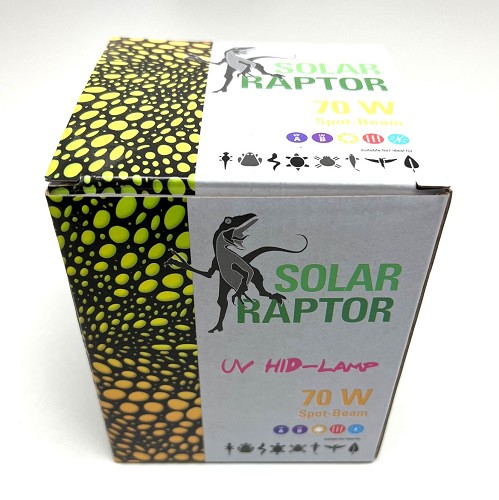 Solar Raptor UV HID-Lamp 70W spot beam