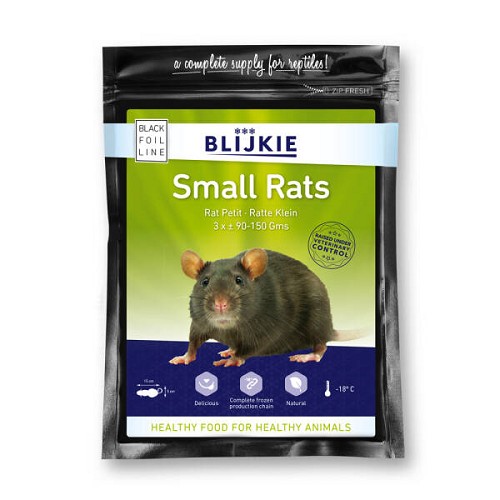 Gefrorene ratten klein/medium (pro 3 X 90-150 gr.)